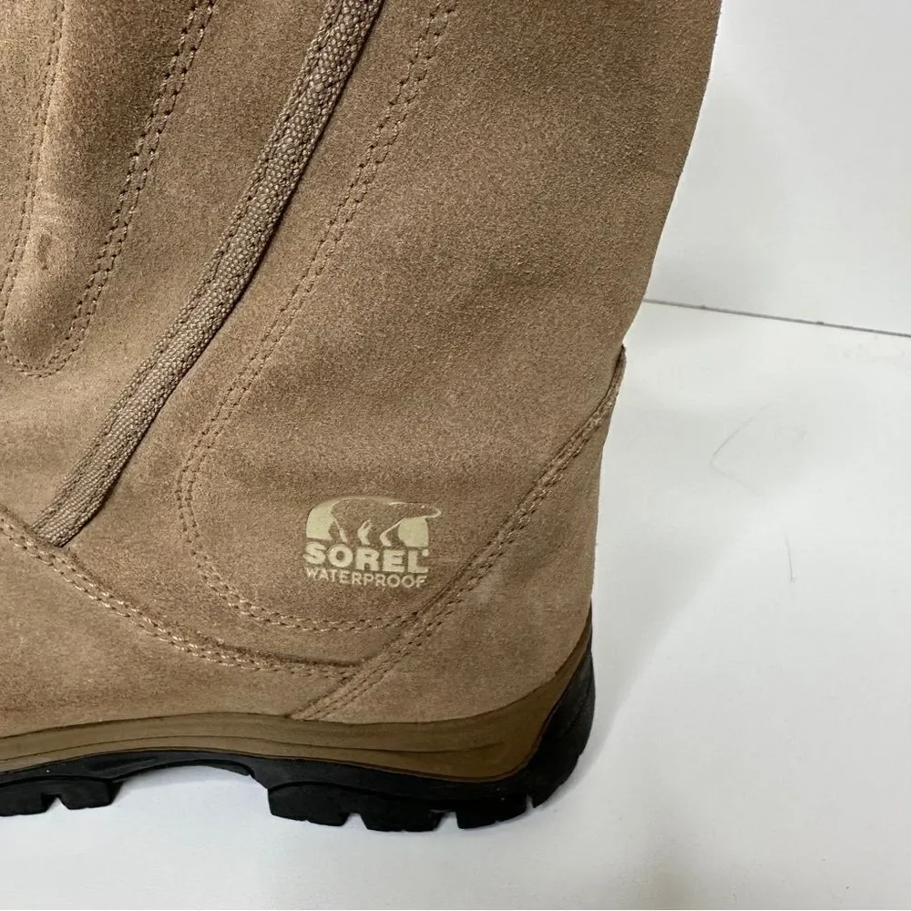 Sorel Waterfall Winter Boot Thinsulate Tan Suede Size 7 NL1964-250